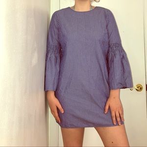 Blue stripped boat dress